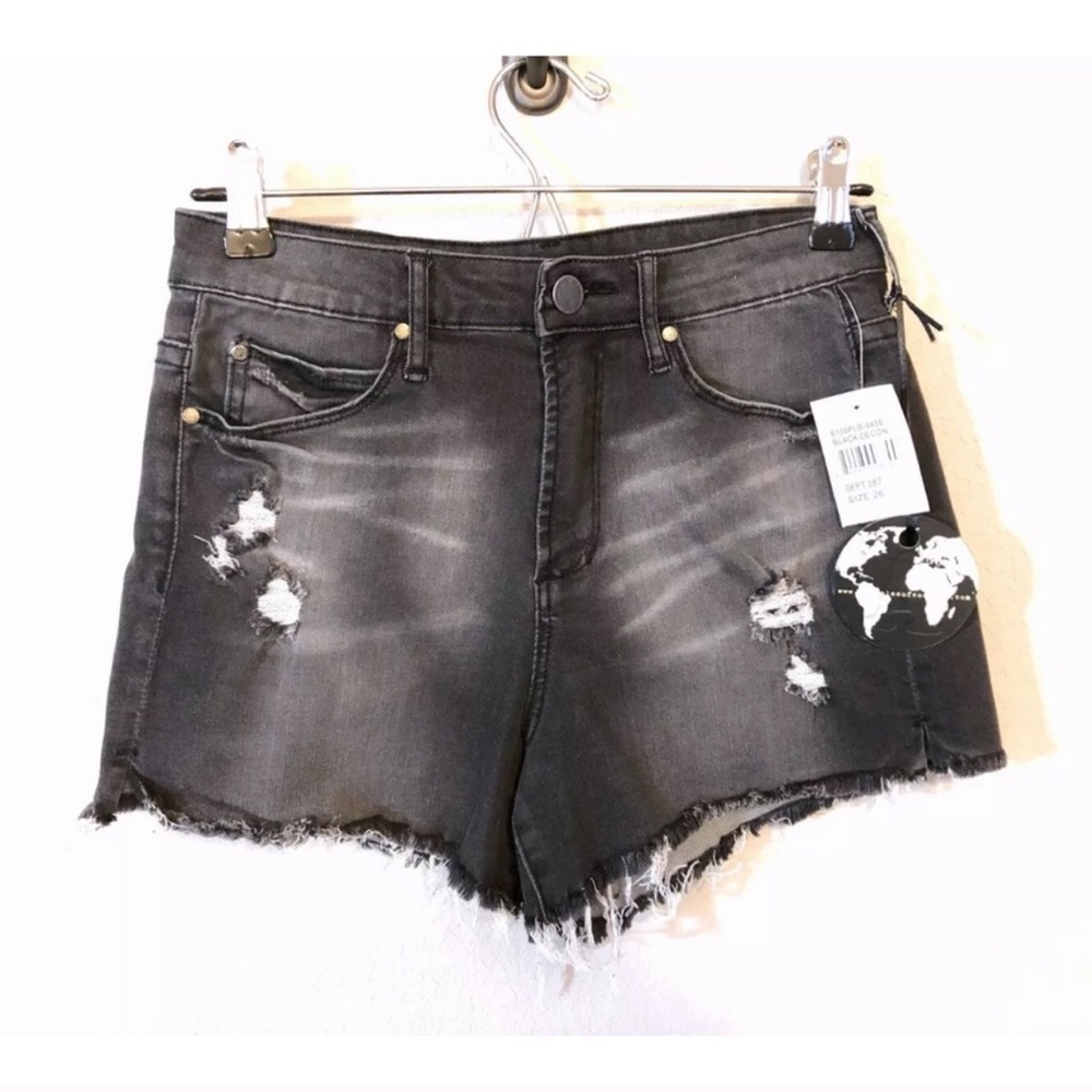 Articles Of Society Stevie Distressed Shorts
